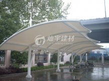 燦宇安裝蘇州小區(qū)膜結(jié)構(gòu)停車(chē)棚